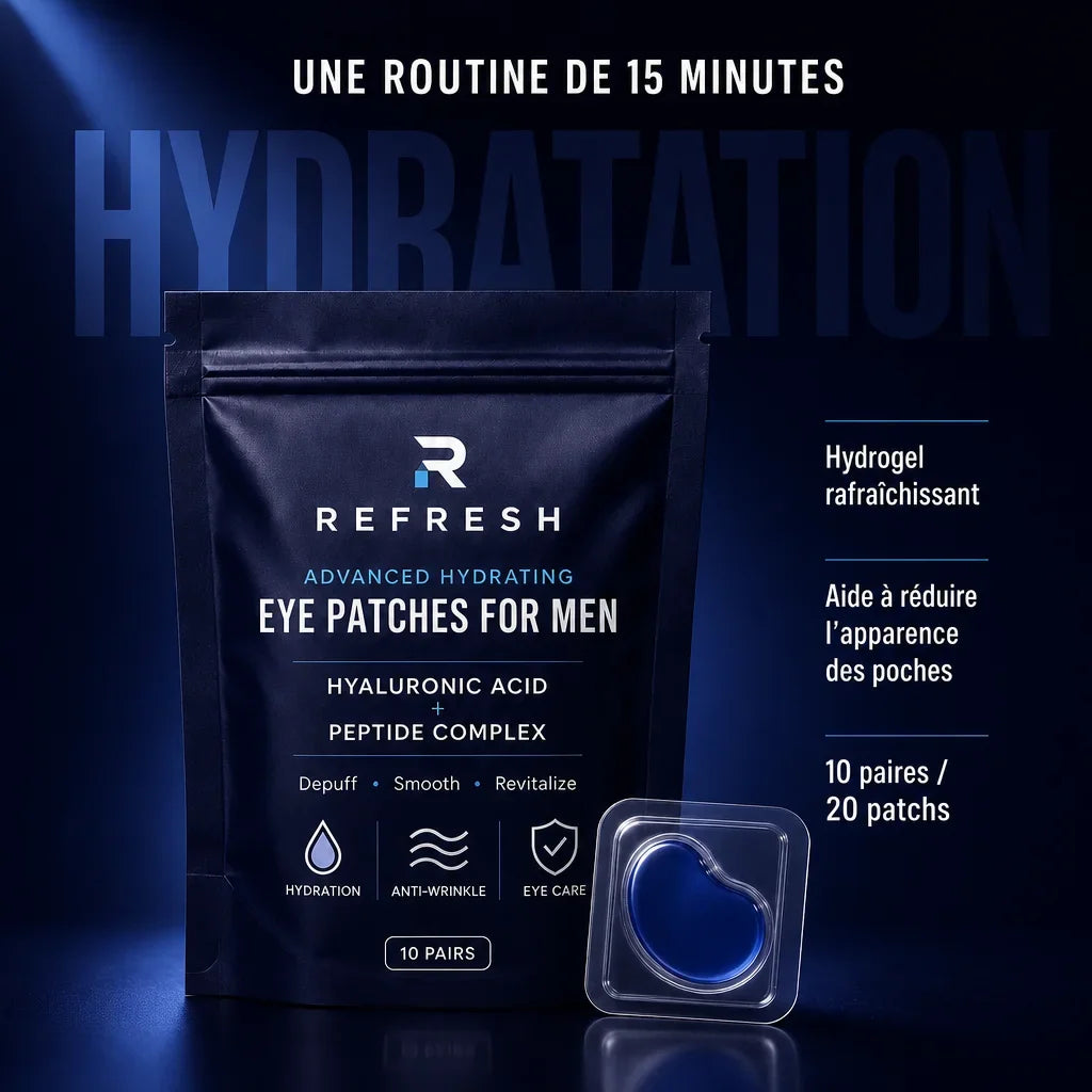 [Scale AI] benefits_list — Refresh™ Eye Patches for Men