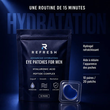 [Scale AI] benefits_list — Refresh™ Eye Patches for Men