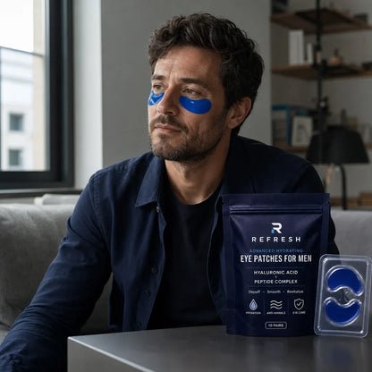 [Scale AI] lifestyle — Refresh™ Eye Patches for Men